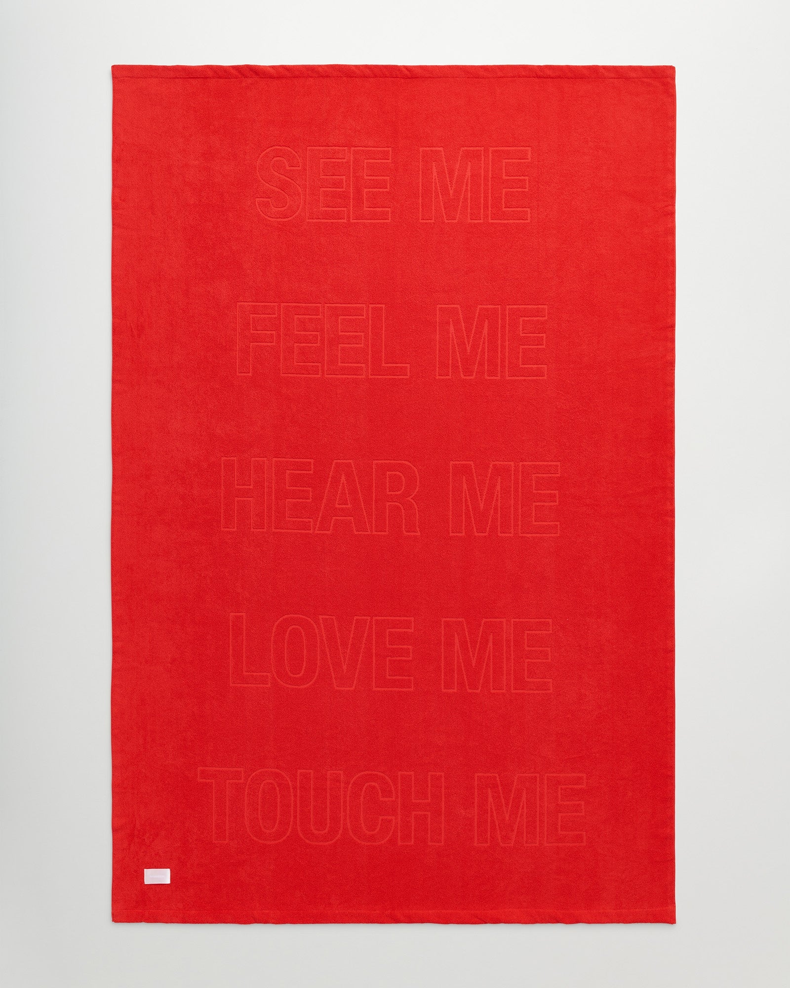 Lover towel | Spiaggia red Terry